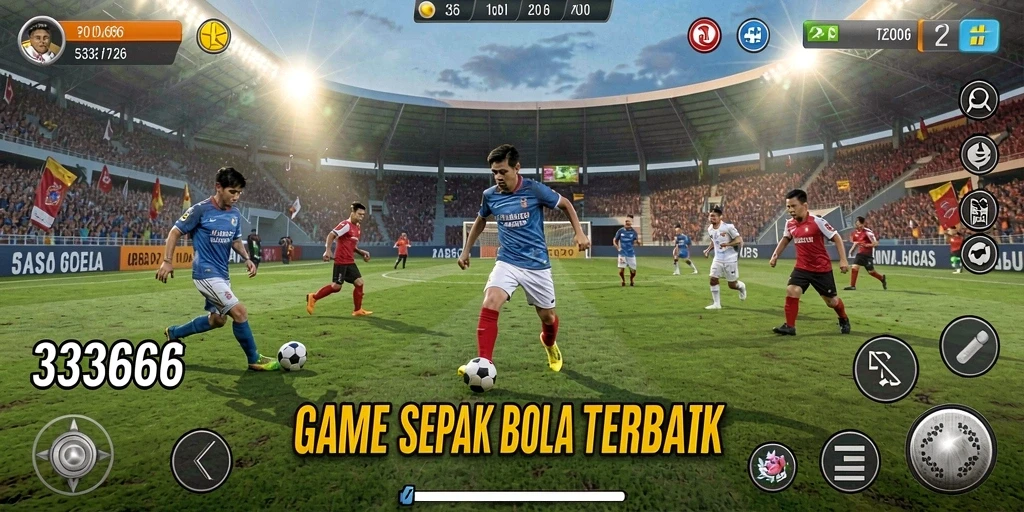 Tangkapan layar <strong>333666</strong> menampilkan aksi seru dalam pertandingan sepak bola.