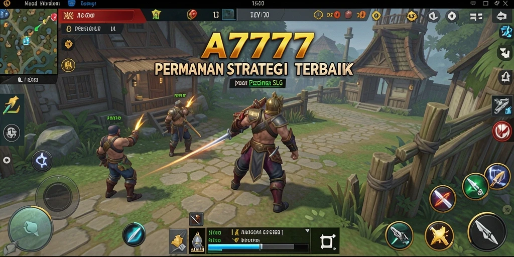 Tampilan gameplay menegangkan dan strategis di dalam A7777.