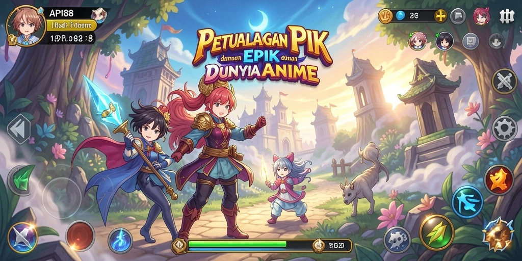 Tangkapan layar utama API88 menampilkan aksi seru dalam dunia Anime.
