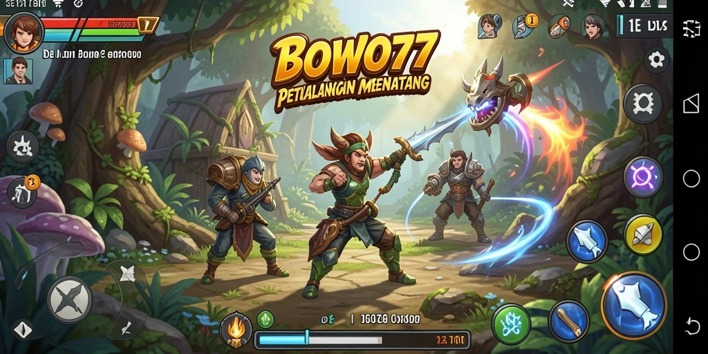 Tangkapan layar BOWO77 memperlihatkan momen seru dalam petualangan.