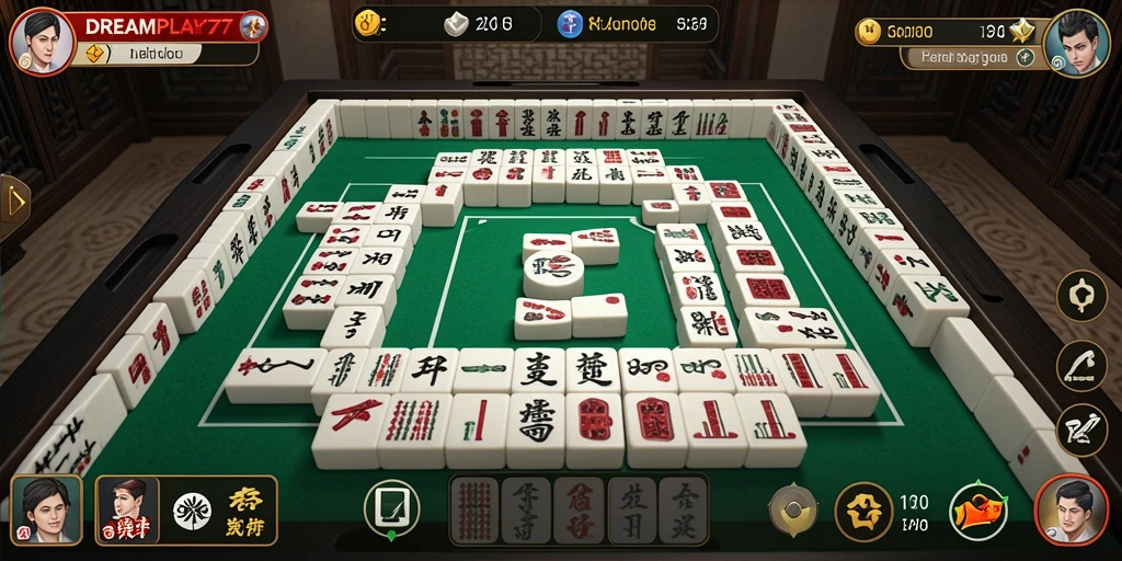 Gameplay menarik Mahjong di DREAMPLAY77 dengan grafis memukau.