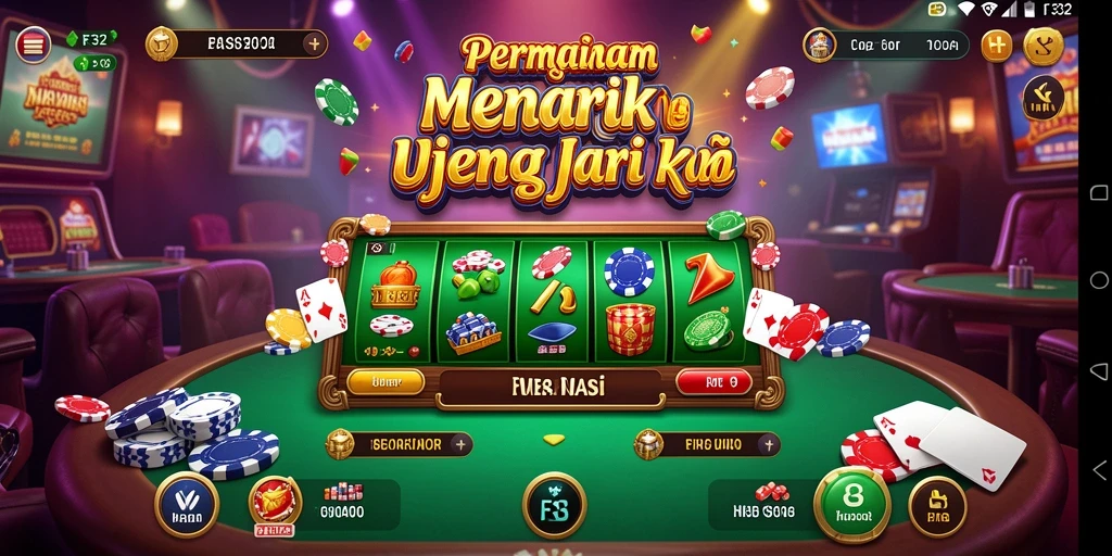 Tampilan gameplay menarik dari F32 yang menggambarkan keseruan Kasino.