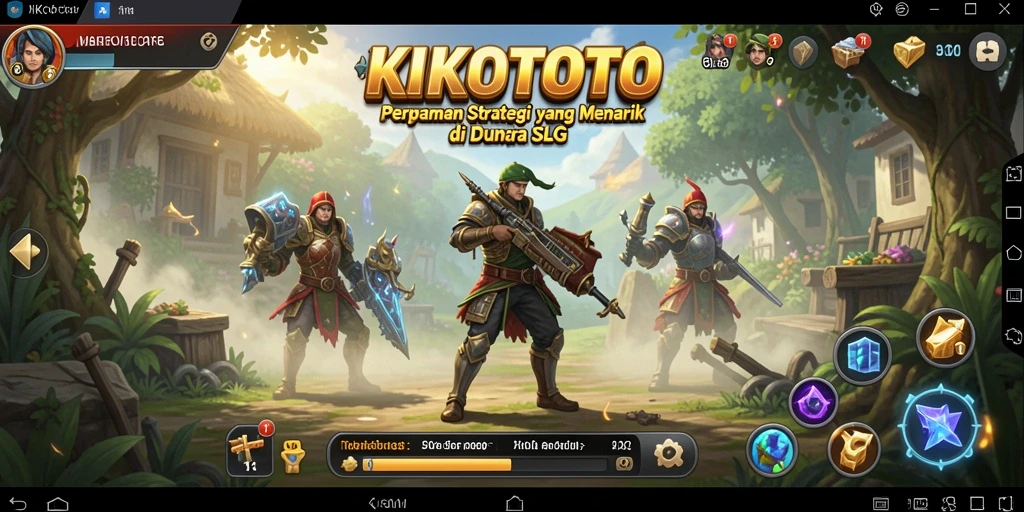 Tampilan gameplay KIKOTOTO yang seru dan strategis.