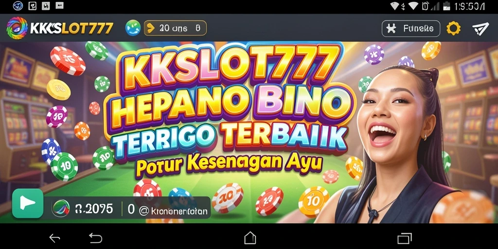 Tampilan gameplay KKSLOT777 dengan aktivitas Bingo yang seru.