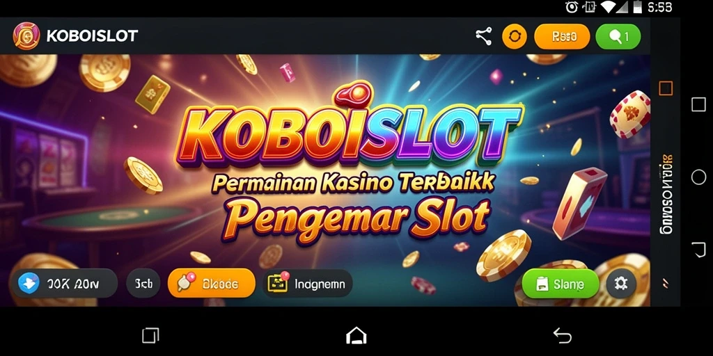 Tampilan menarik dan gameplay seru di KOBOISLOT.