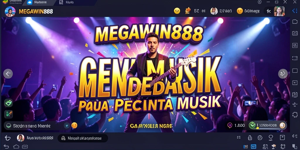 Tampilan gameplay MEGAWIN888 yang seru dan penuh warna.