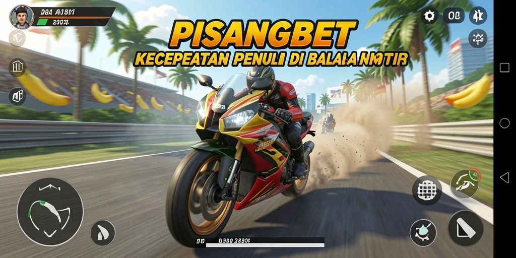 Tampilan gameplay PISANGBET yang mendebarkan dan penuh kecepatan.