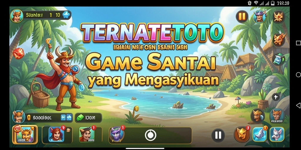 Screenshot gameplay TERNATETOTO yang menunjukkan momen seru dalam permainan casual.