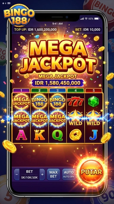 Menu aplikasi bingo188 yang user-friendly dan menarik.